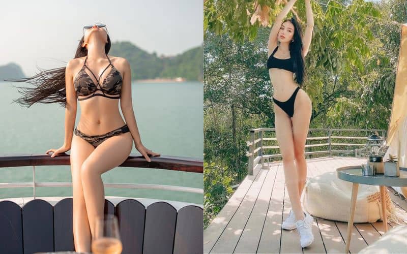 Clip sex Thúy Vy siêu hấp dẫn cùng bạn trai giấu mặt